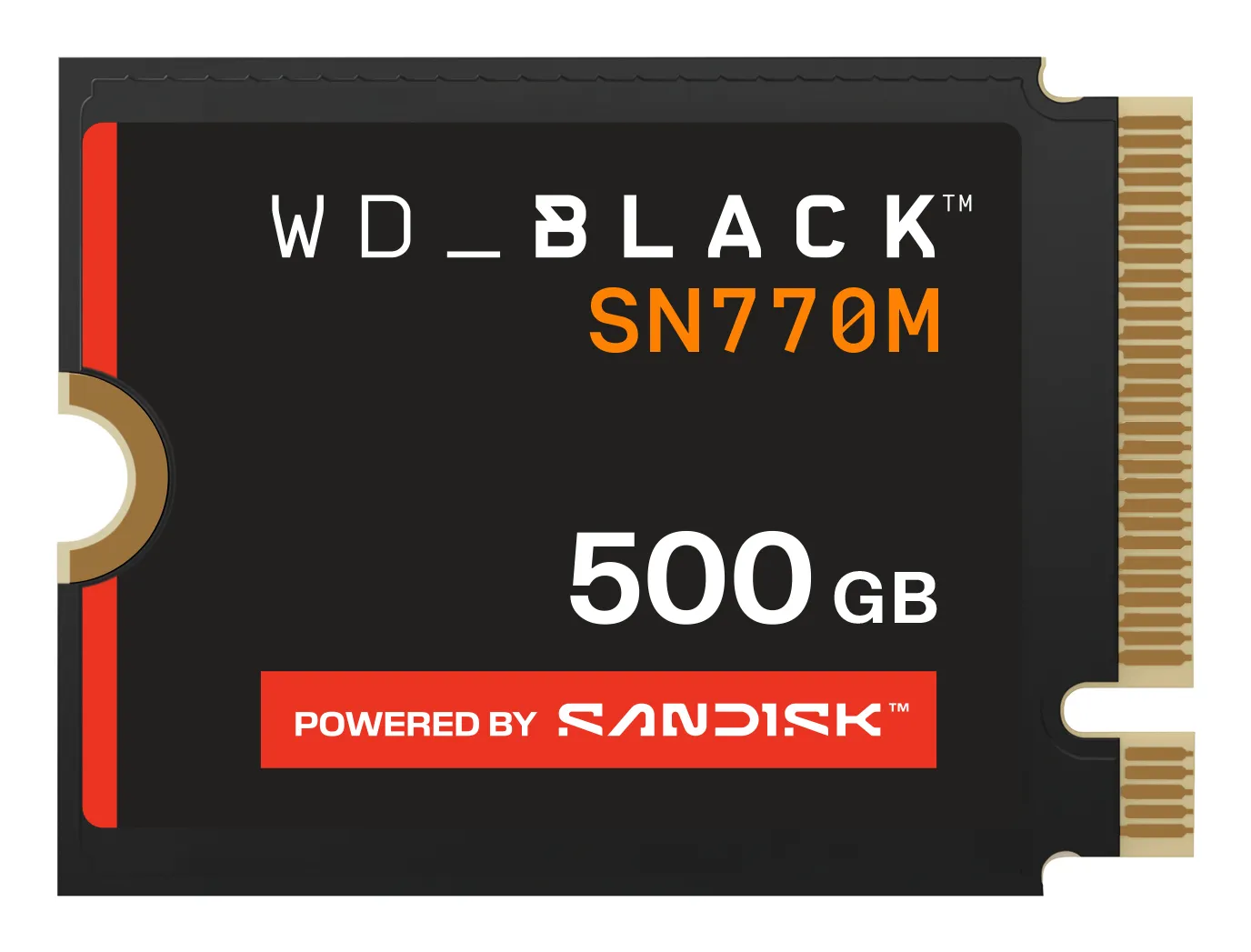 WD_BLACK SN770M 500GB M.2 2230 PCIe 4.0 NVMe SSD
