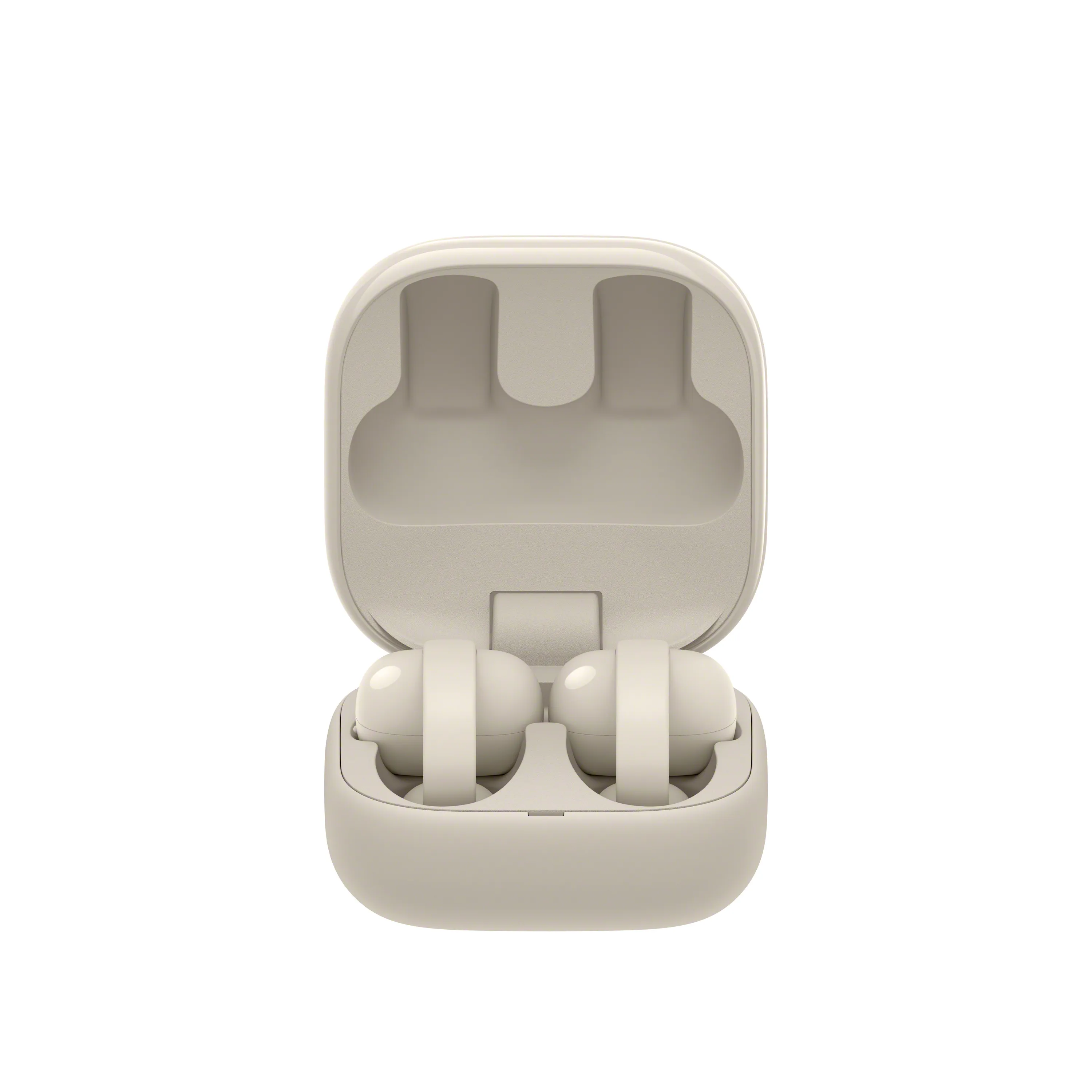 Sony LinkBuds Clip -langattomat nappikuulokkeet, beige