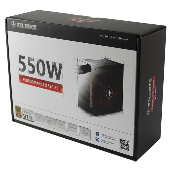 Xilence Performance X Series XP550R9 550 W - PSU, 80 Plus Gold