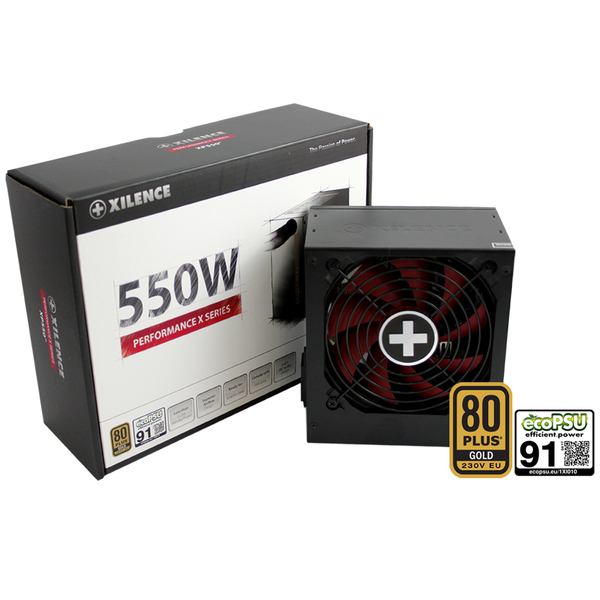 Xilence Performance X Series XP550R9 550 W - PSU, 80 Plus Gold