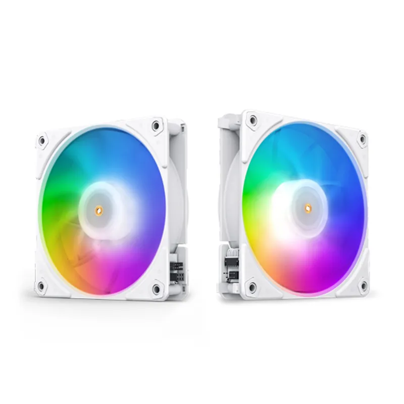 Jonsbo ZF120, PWM-ARGB, 120mm, daisy chain function - case fan, white, 2pcs
