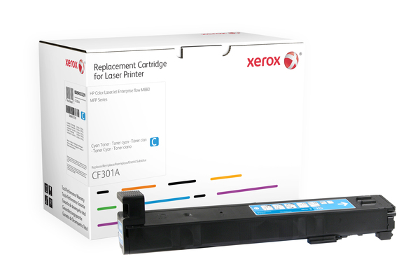 Xerox - Sinivihre&auml; - v&auml;riainekasetti (vastaavuus: HP CF301A) malleihin HP LaserJet Enterprise Flow MFP M880, LaserJet Managed Flow MFP M880