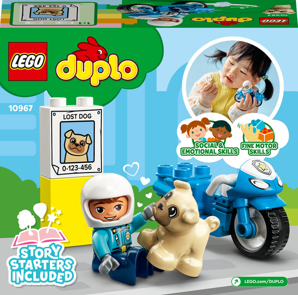 Lego Duplo -Poliisimoottoripy&ouml;r&auml; 10967