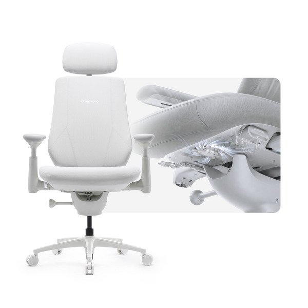 LiberNovo Maxis Pro Airflow Office Chair, Glacier