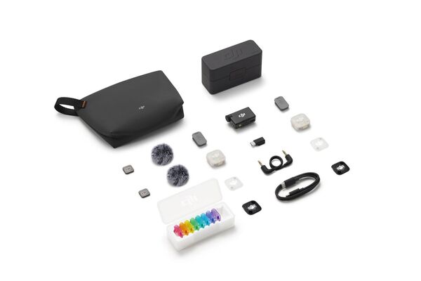 DJI Mic Mini 2S Wireless Lavalier Microphone (incl. 2 transmitters + 1 receiver + case)