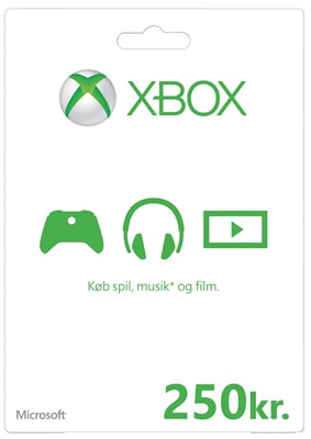 Xbox Live Gift Card 250 DKK       FPP