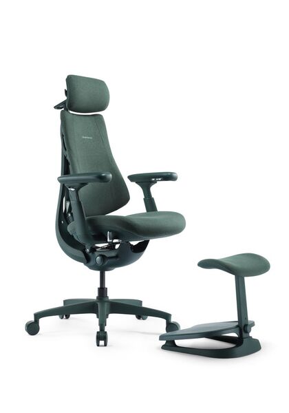 LiberNovo Omni Ergonomic Chair - 48cm Moss Green