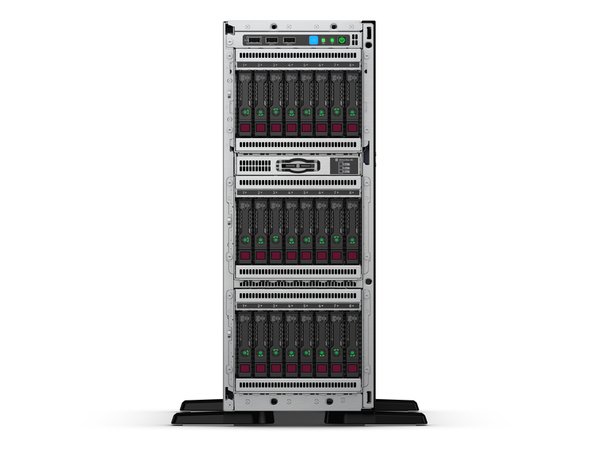HPE ProLiant ML350 Gen10 High Performance - Palvelin - torni - 4U - 2-teinen - 1 x Xeon Gold 5218 / 2.3 GHz - RAM 32 GB - SAS - pikavaihto 2.5" - ei kiintolevy&auml;