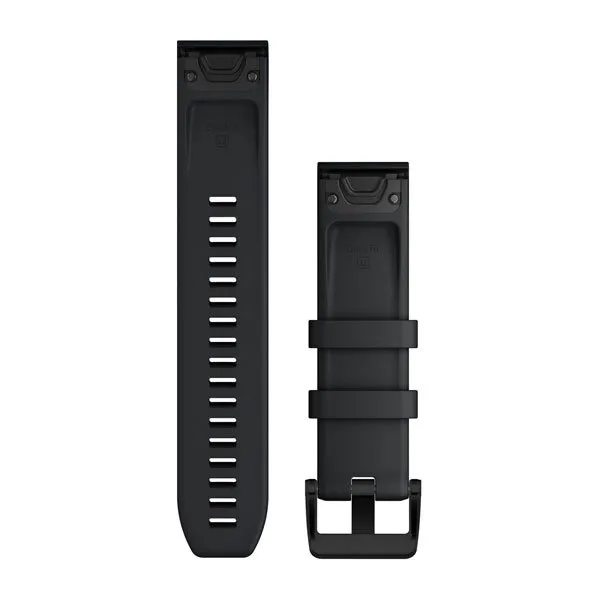 GARMIN QUICKFIT 22MM KELLONHIHNAT, MUSTA, METALLIOSAT MUSTAA RUOSTUMATONTA TER&Auml;ST&Auml;
