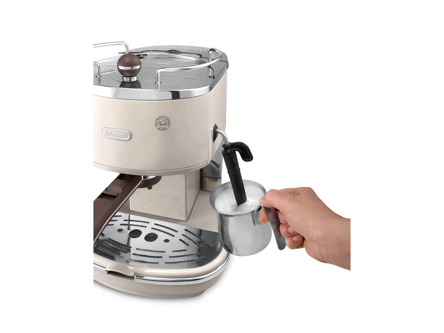 Delonghi Icona Vintage ECOV 311.BG -espressokeitin, Valkoinen