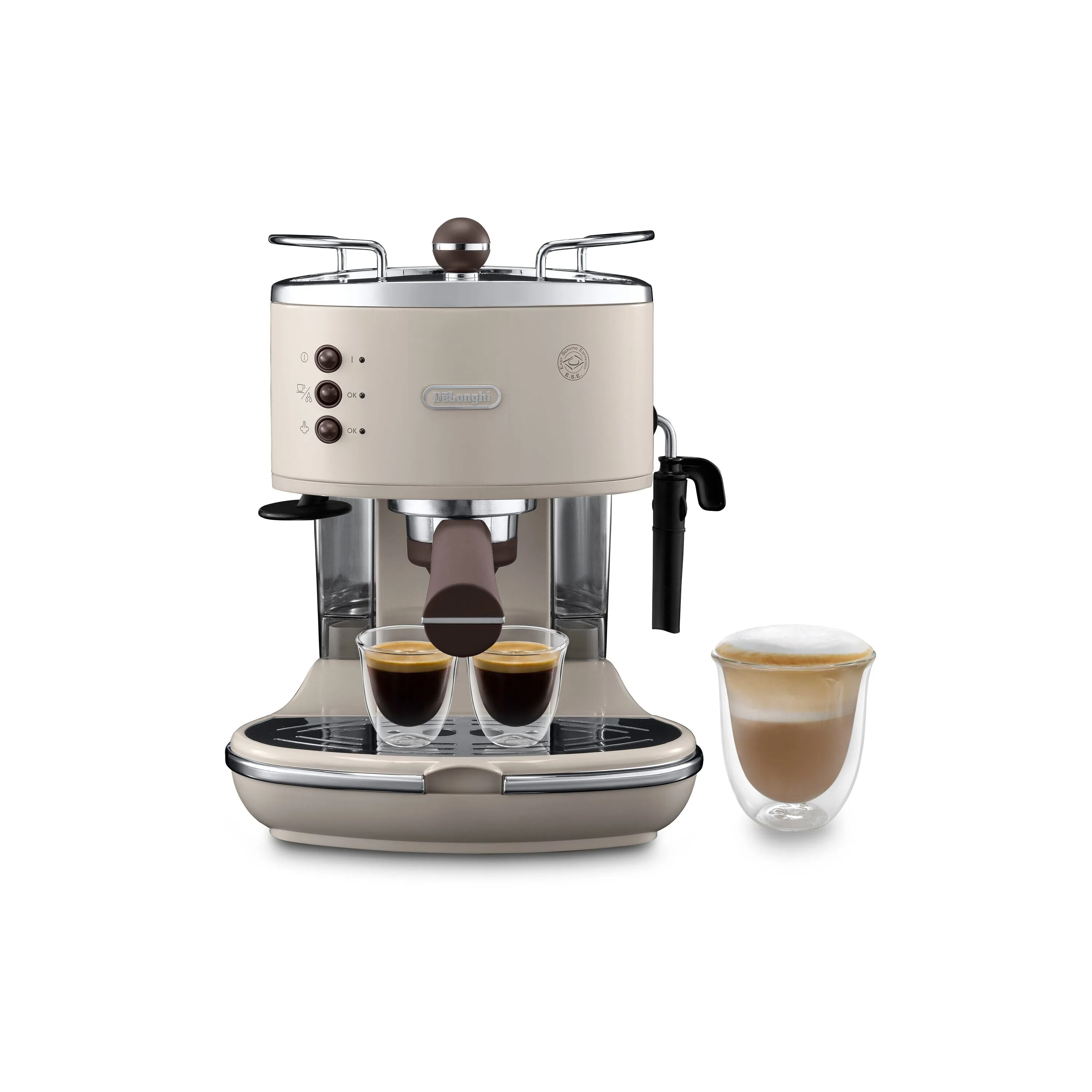 Delonghi Icona Vintage ECOV 311.BG -espressokeitin, Valkoinen