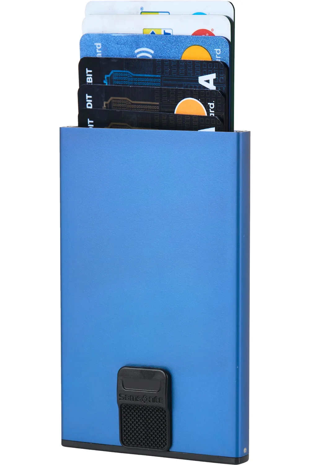 Samsonite Alufit RFID - card case, alu blue