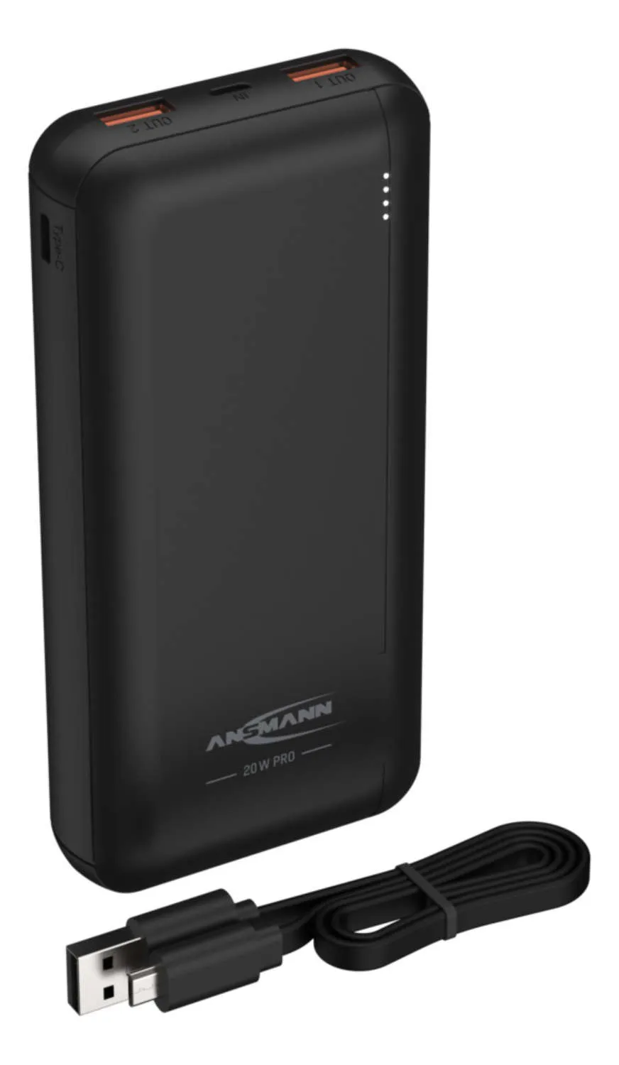 Ansmann PB320PD 20000 mAh, 20W - powerbank, Black