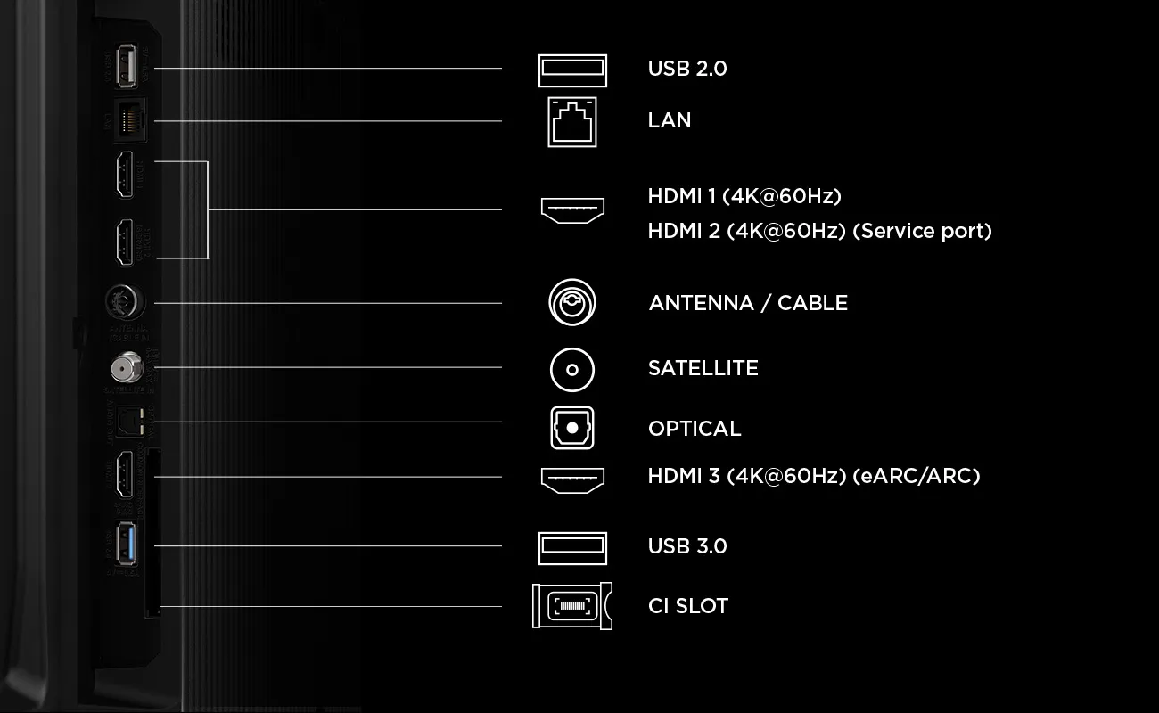 TCL 43P7L 43" 4K QLED Google TV, 60Hz, HDR10, HLG, Dolby Vision
