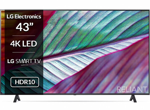 LG UR78 43" 4K LED webOS TV, 60 Hz, HDR10