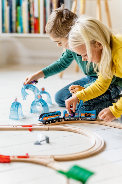 Brio Smart Tech Sound Action-tunnel passagerarset 33972, 37 delar