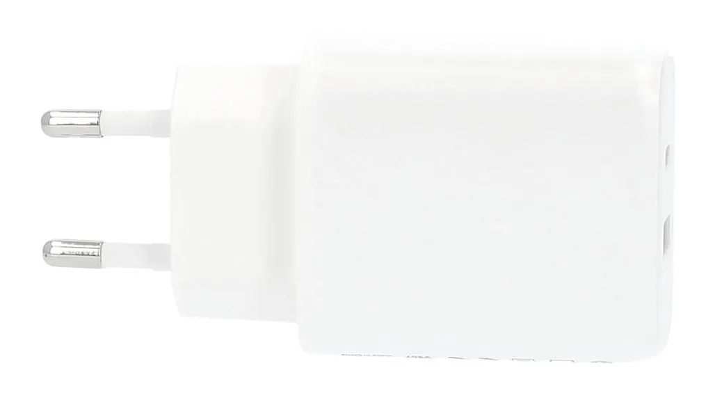 GEAR Laddare 220V 1xUSB-C + 1xUSB-A PD/PPS 25W + 18W QC Vit