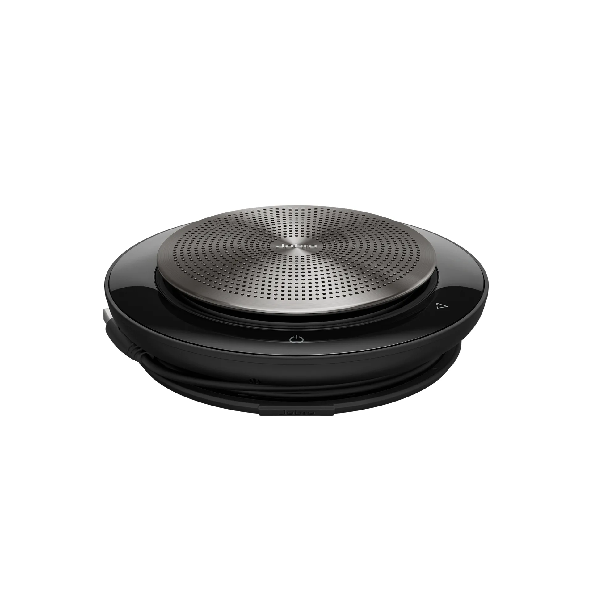 Jabra Speak 750 UC 360° -konferenssikaiutin, Musta/Hopea