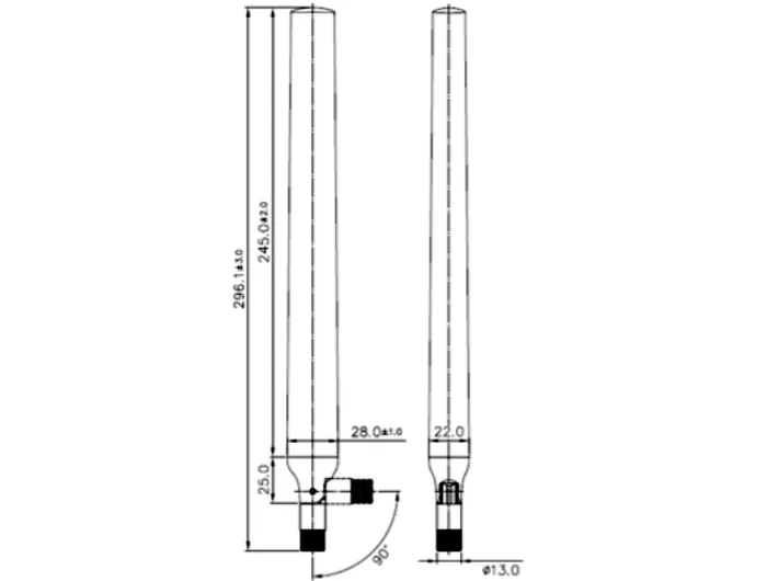 DeLOCK WLAN-antenni, ymp&auml;ris&auml;teilev&auml;, 802.11ac, RP-SMA, 5.5-9dBi