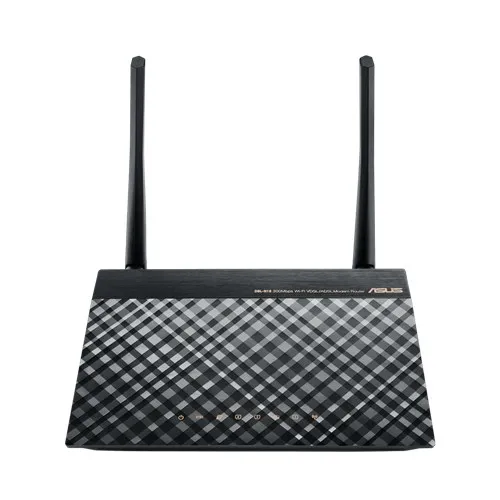 Asus DSL-N16, ADSL/VDSL, PTTP VPN server, PPTP klient, svart
