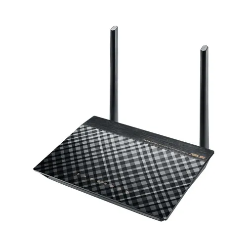Asus DSL-N16, ADSL/VDSL, PTTP VPN server, PPTP klient, svart