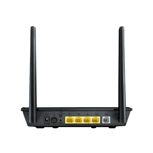 Asus DSL-N16, ADSL/VDSL, PTTP VPN server, PPTP klient, svart