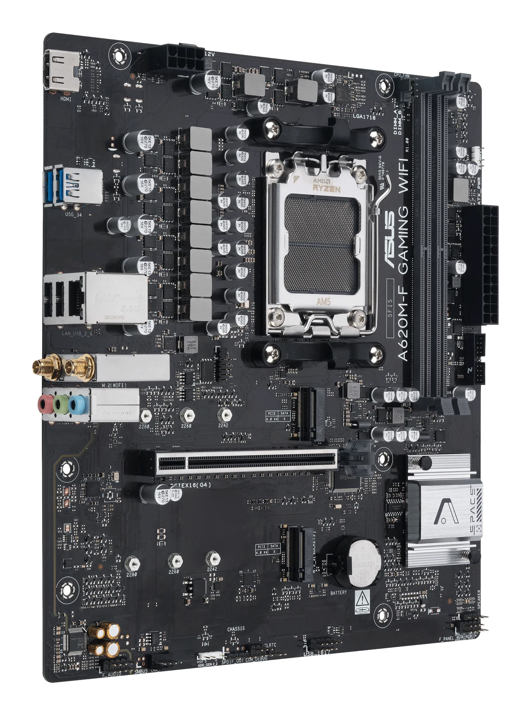 Asus A620M-F Gaming WIFI DDR5 AM5 mATX - motherboard