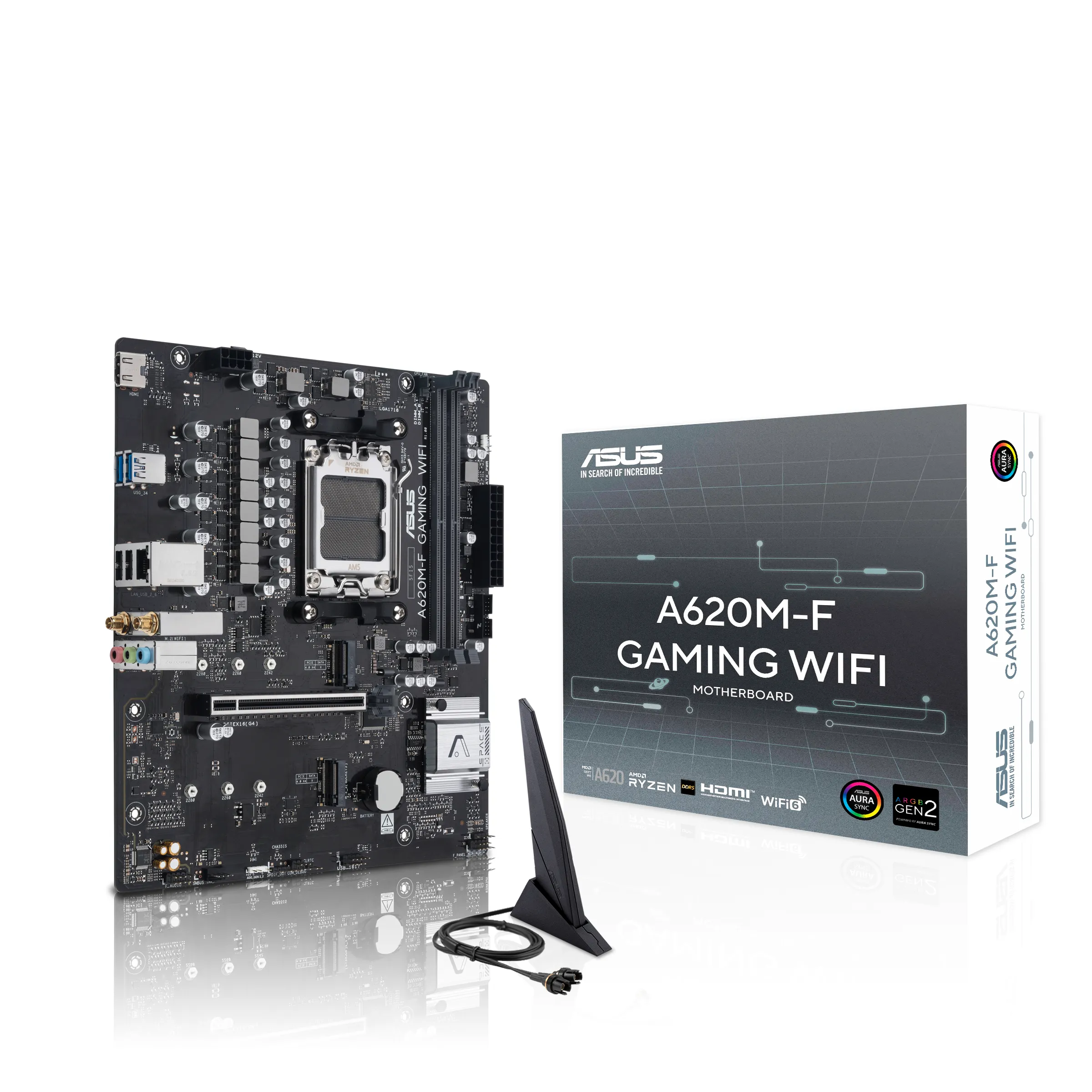 Asus A620M-F Gaming WIFI DDR5 AM5 mATX - motherboard