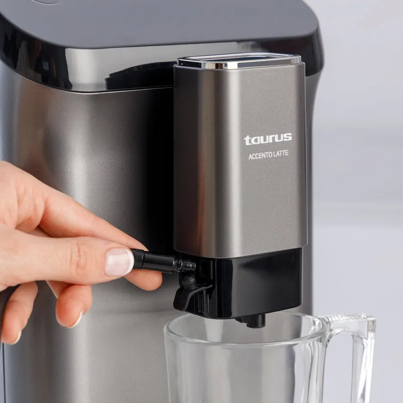 TAURUS Accento Latte helautomatisk espressomaskin, vit