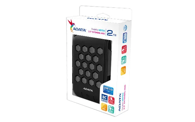 ADATA HD720  2TB - External HDD, Black