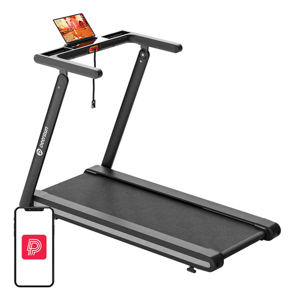DEERRUN X20 Foldable Incline Treadmill, Black