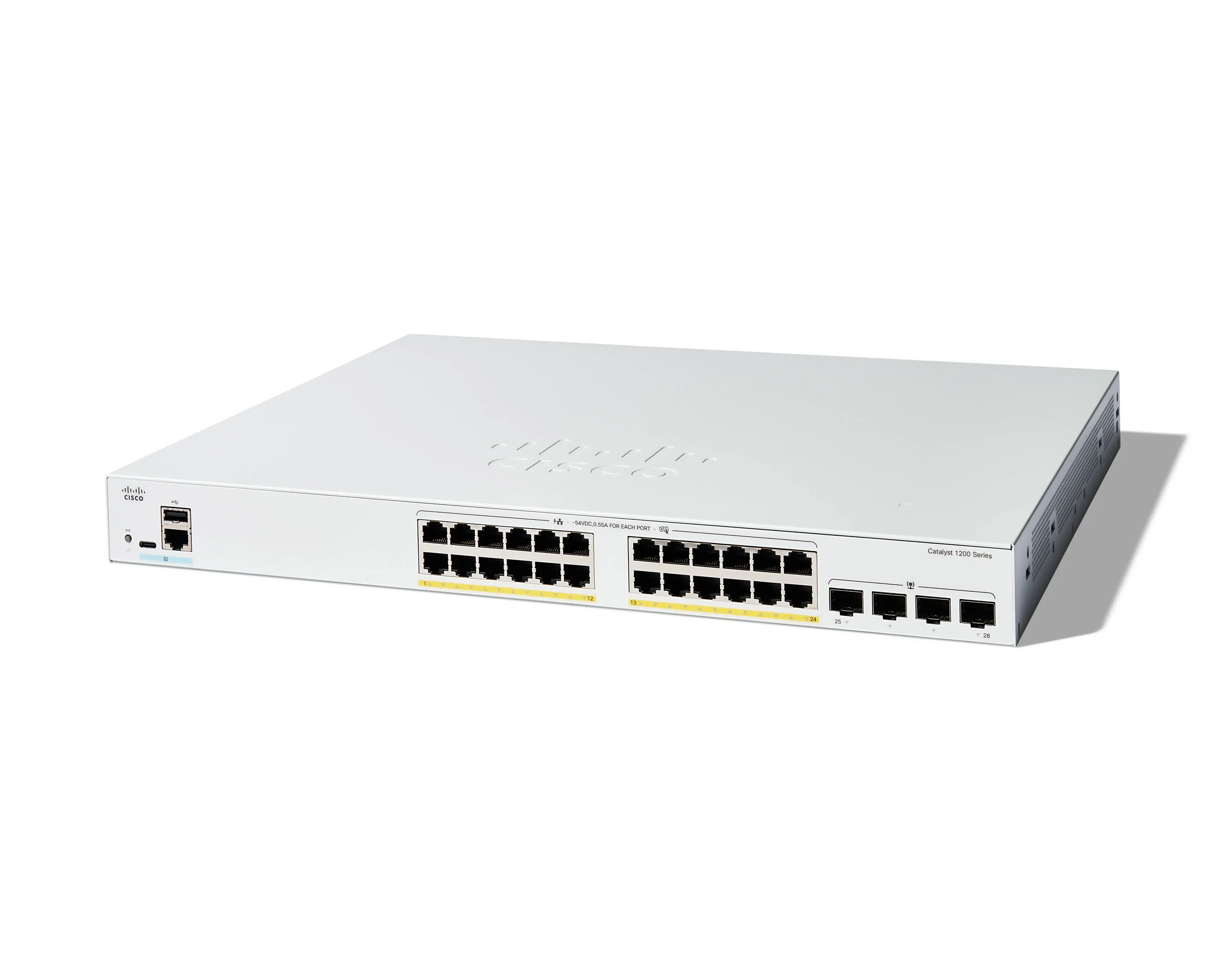 Catalyst 1200 24p GE Full PoE 4x1G SFP