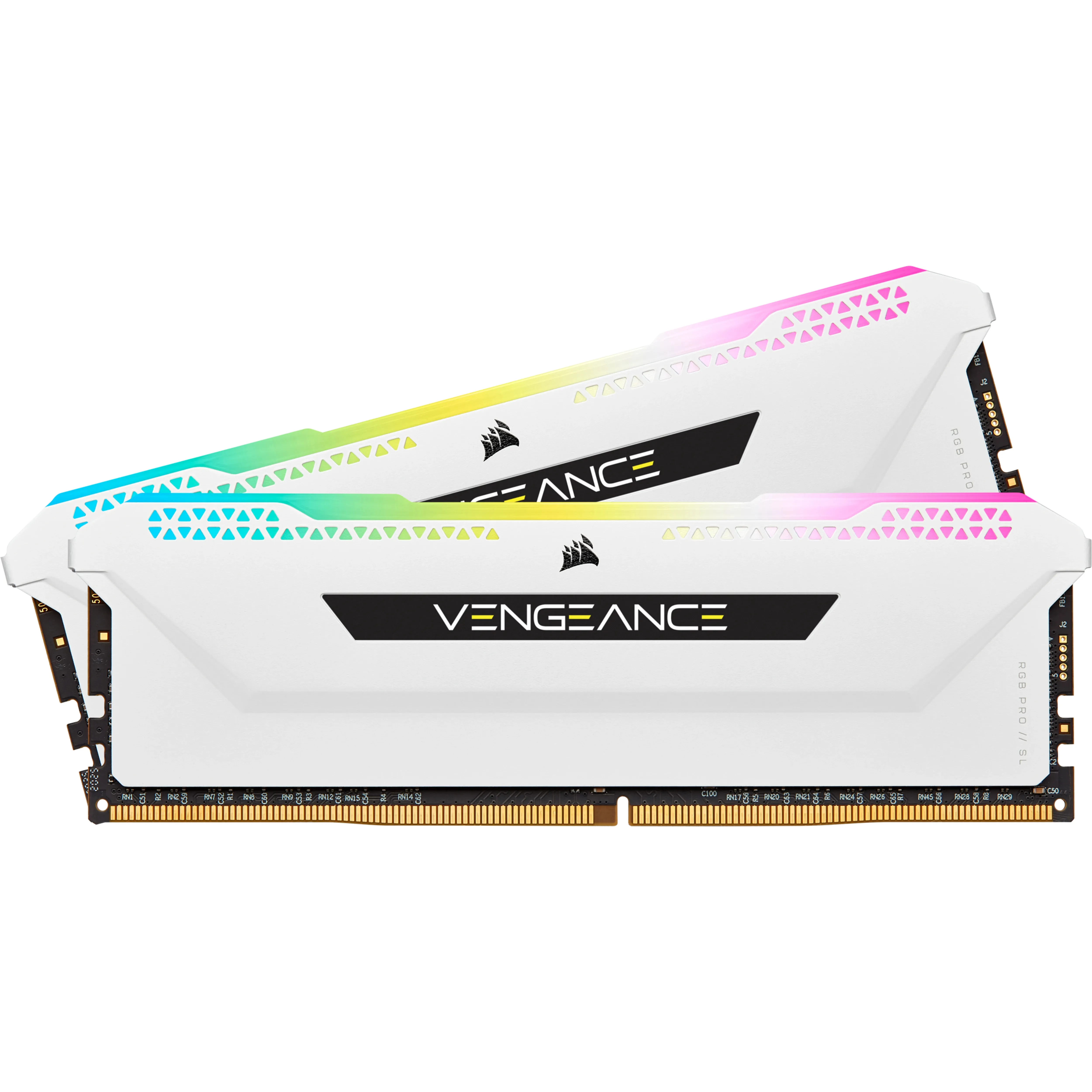 Corsair VENGEANCE RGB PRO SL 32 Gt (2 x 16 Gt) DDR4 3200 MHz, CL16 -muisti, valkoinen (XMP)