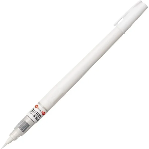 ZIG Cartoonist Brush Pen White