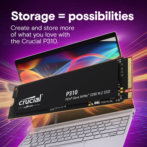 Crucial P310 1 Tt, PCIe 4.0, M.2 -SSD-levy
