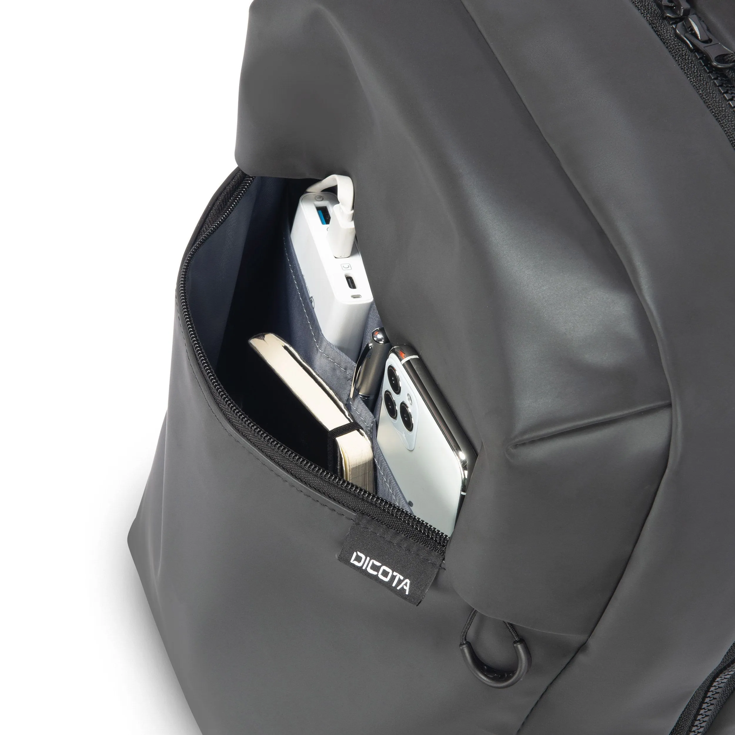 Backpack COMMUTER 13-16'' REFLECTIVE, black