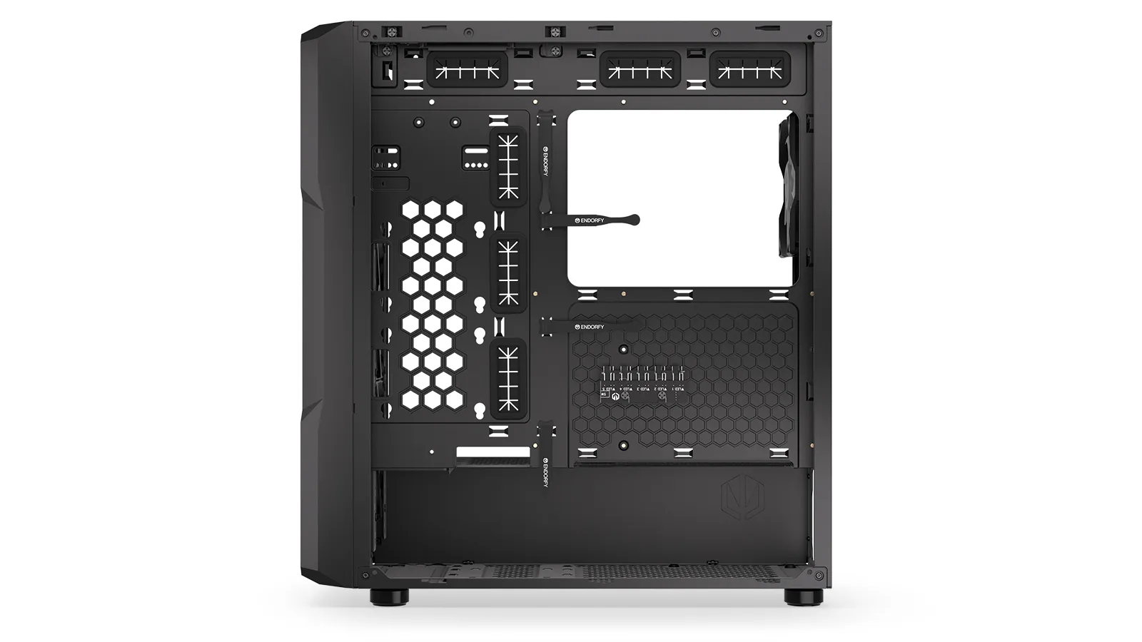 Endorfy Regnum 400 ARGB - Minitower chassi, Svart