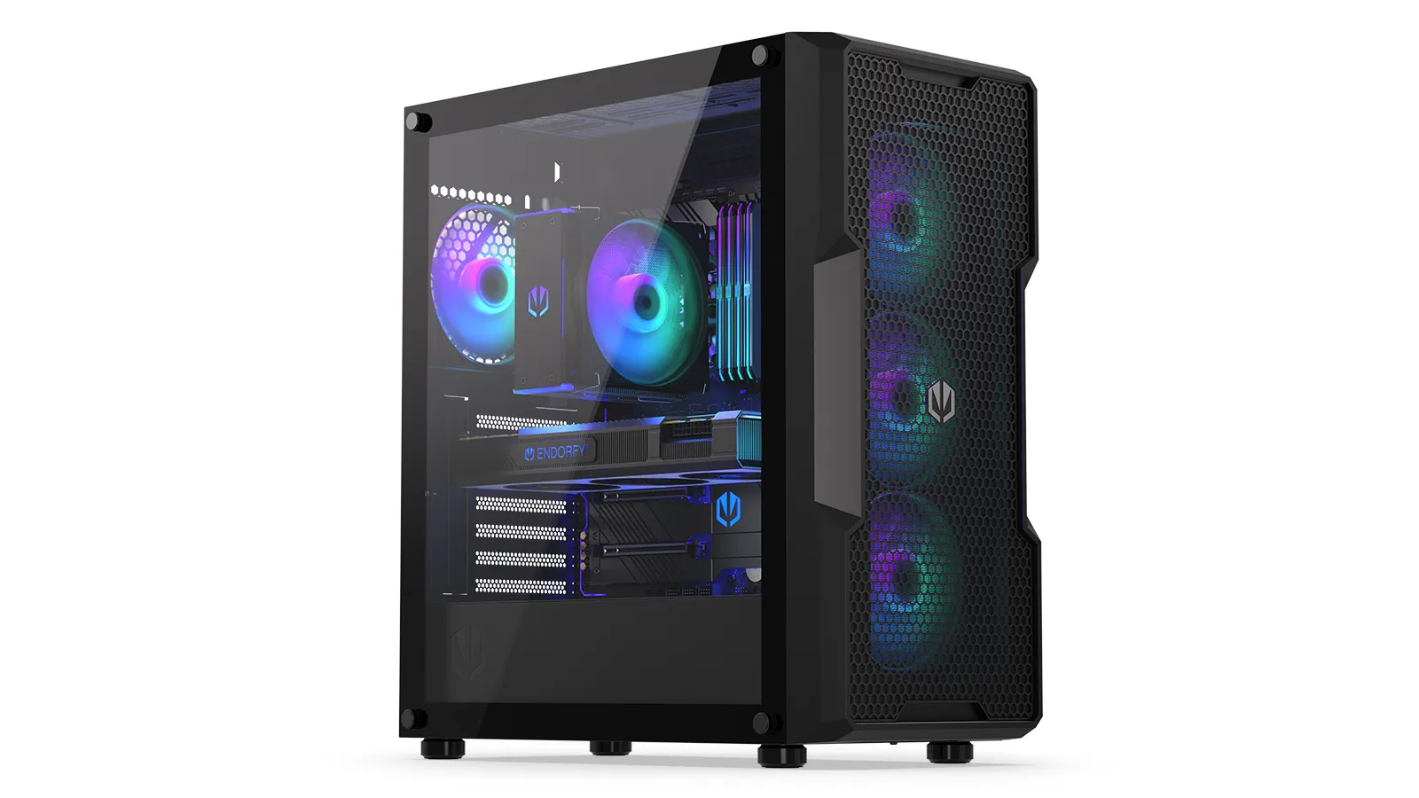 Endorfy Regnum 400 ARGB - Minitower chassi, Svart
