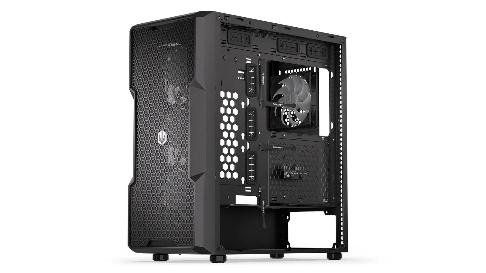 Endorfy Regnum 400 ARGB - Minitower chassi, Svart