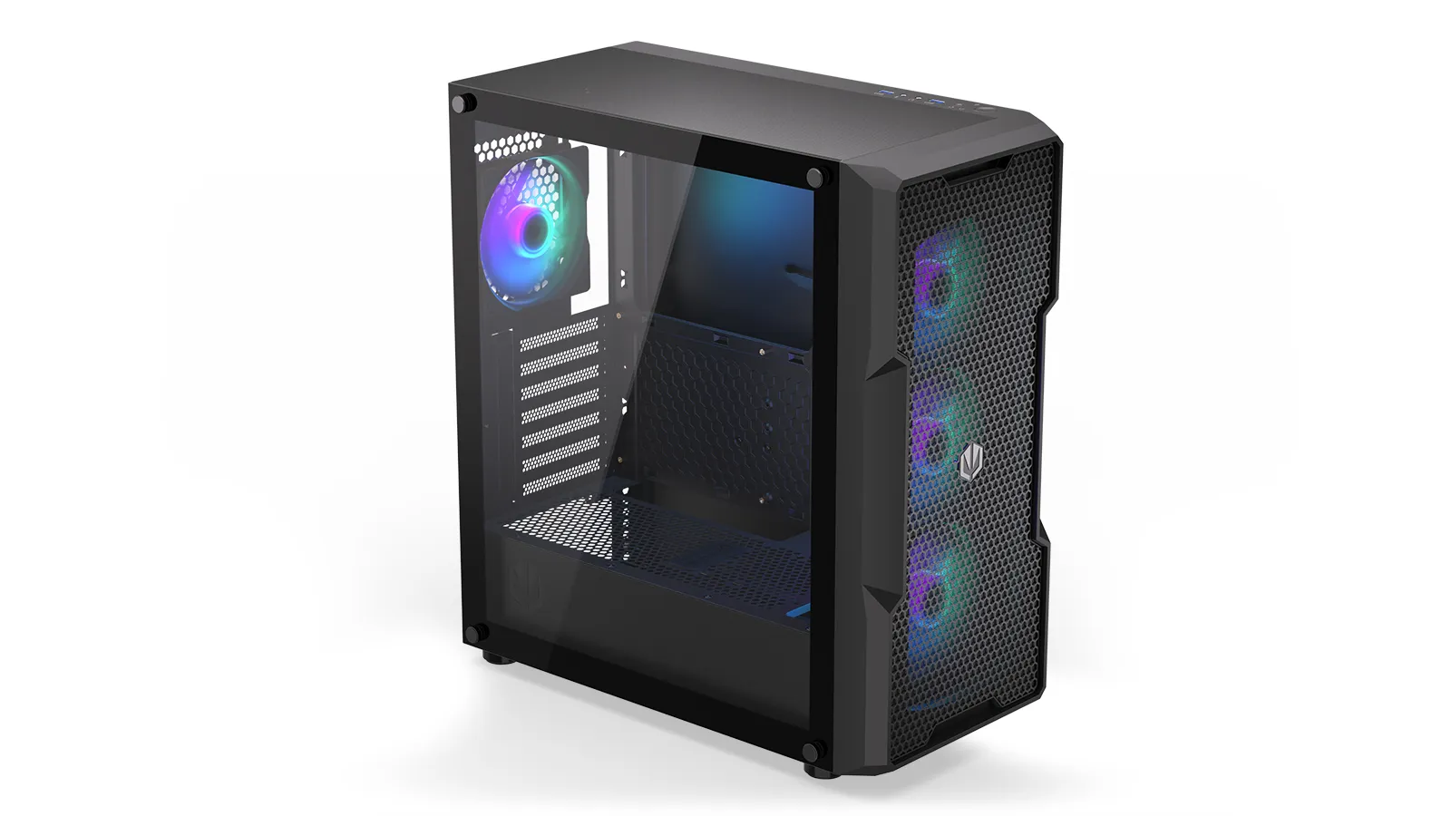 Endorfy Regnum 400 ARGB - Minitower chassi, Svart