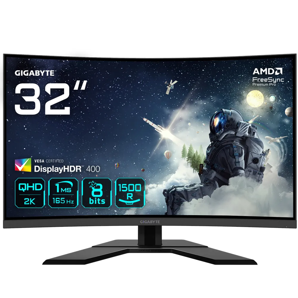 Gigabyte 32" G32QC, QHD, VA - curved gaming monitor