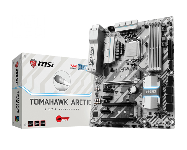 MSI H270 Tomahawk Arctic, ATX motherboard