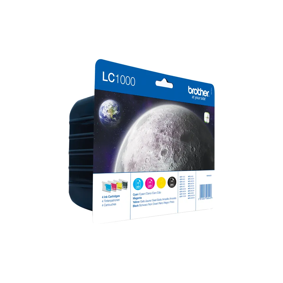 Brother LC1000VALBP - ink cartridge, multipack