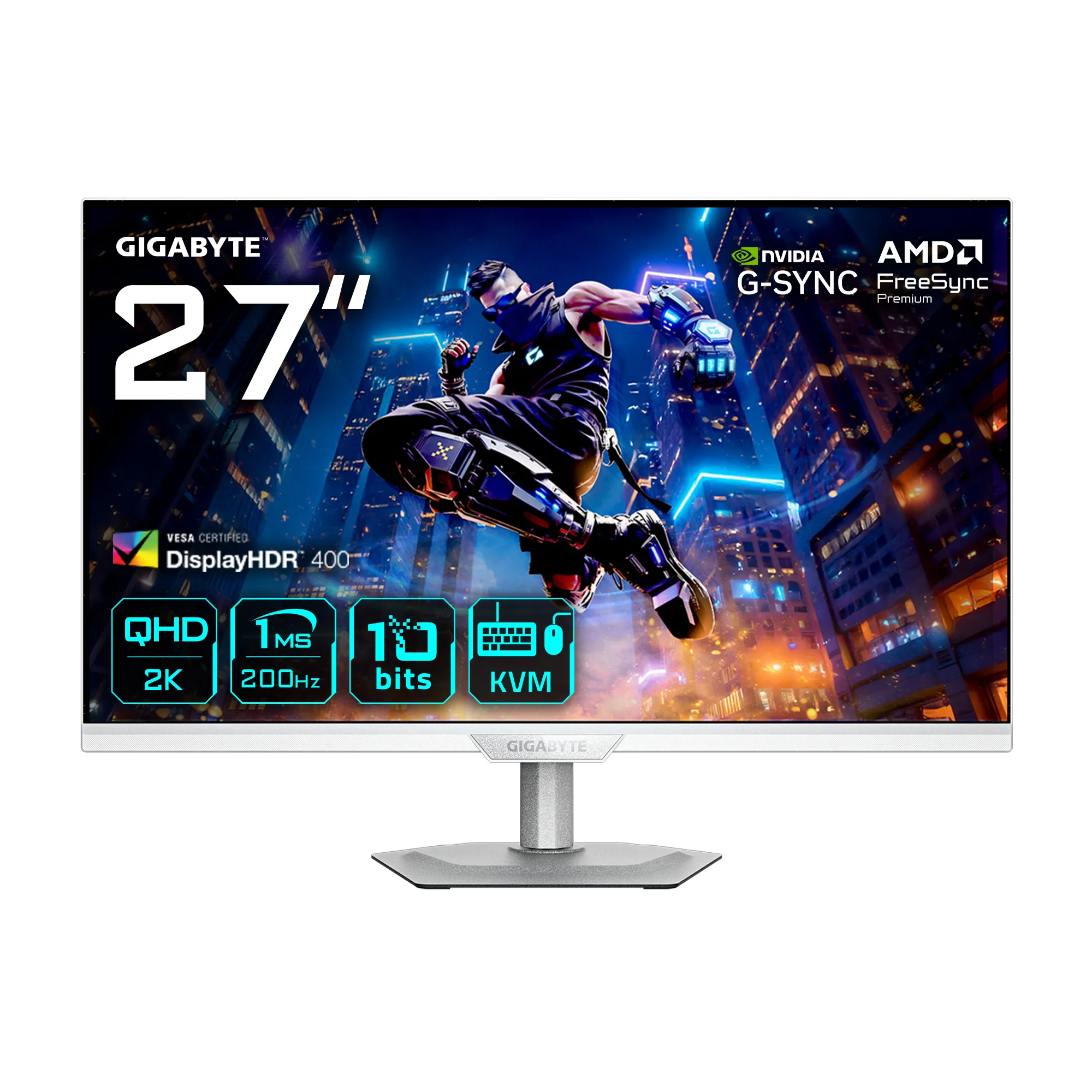 GIGABYTE M27Q2 QD ICE 27" QHD, IPS Gaming Monitor with USB-C hub GIGABYTE M27Q2 QD ICE 27" QHD, IPS Gaming Monitor with USB-C hub