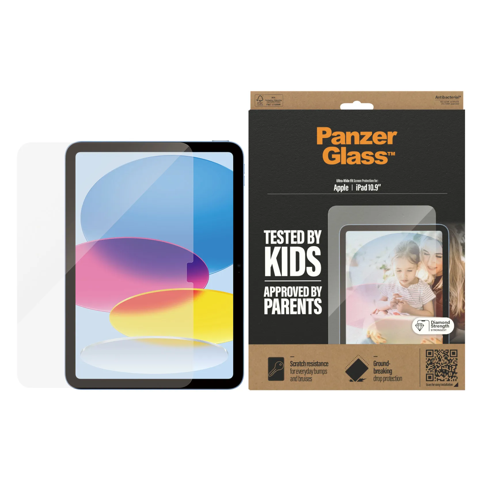 PanzerGlass Screen Protector iPad 10.9'' (2022) UWF
