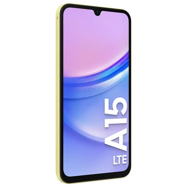 Samsung Galaxy A15 4G 128 Gt -Android-puhelin, Keltainen