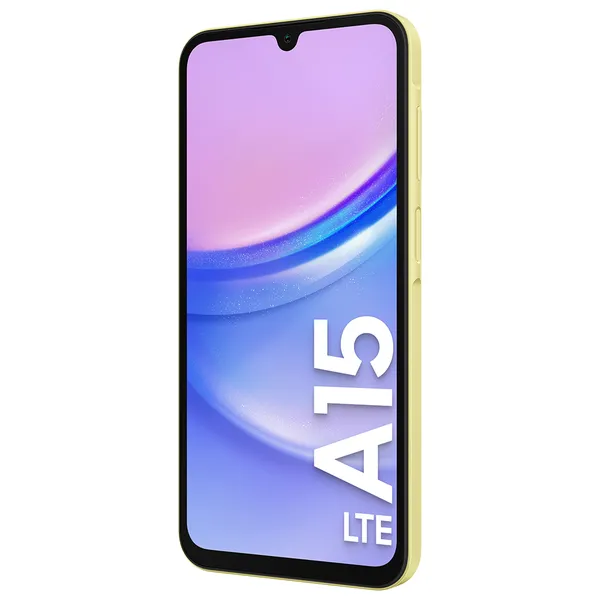 Samsung Galaxy A15 4G 128 Gt -Android-puhelin, Keltainen