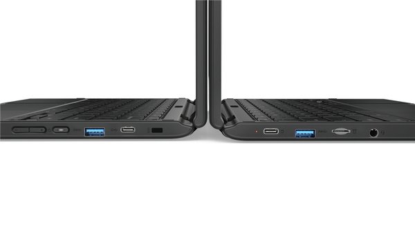 Lenovo Chromebook 500e. 64GB eMMC, Chrome OS -kannettava