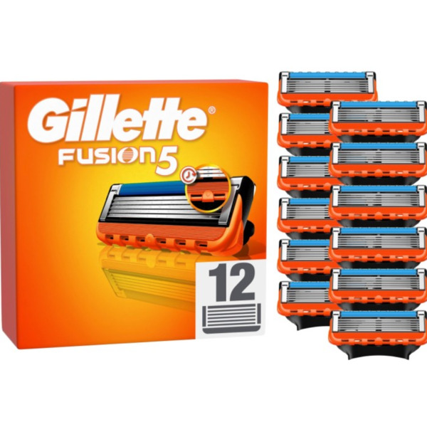 Gillette Fusion5 (UEFA Champions League Special Edition) - replacement blades, 12 pack
