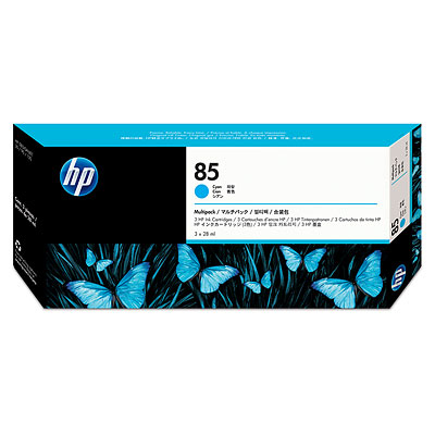 HP No. 85 3-ink Multipack, Cyan